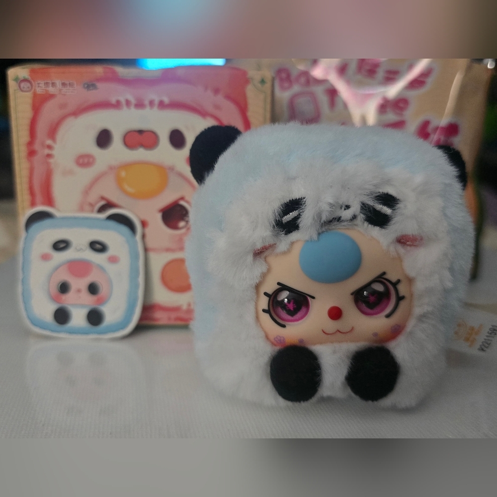 Baby Three Little Mahjong Series Plush Pendant  "Fa Fa" - "South Wind"